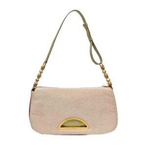 Christian Dior Malice Pink Python Pearl Shoulder Bag Vintage
